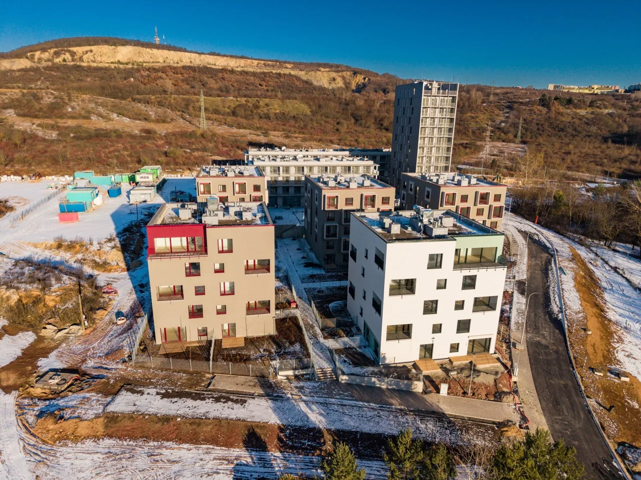 Čtvrť pod Hády, Brno - dokončené domy